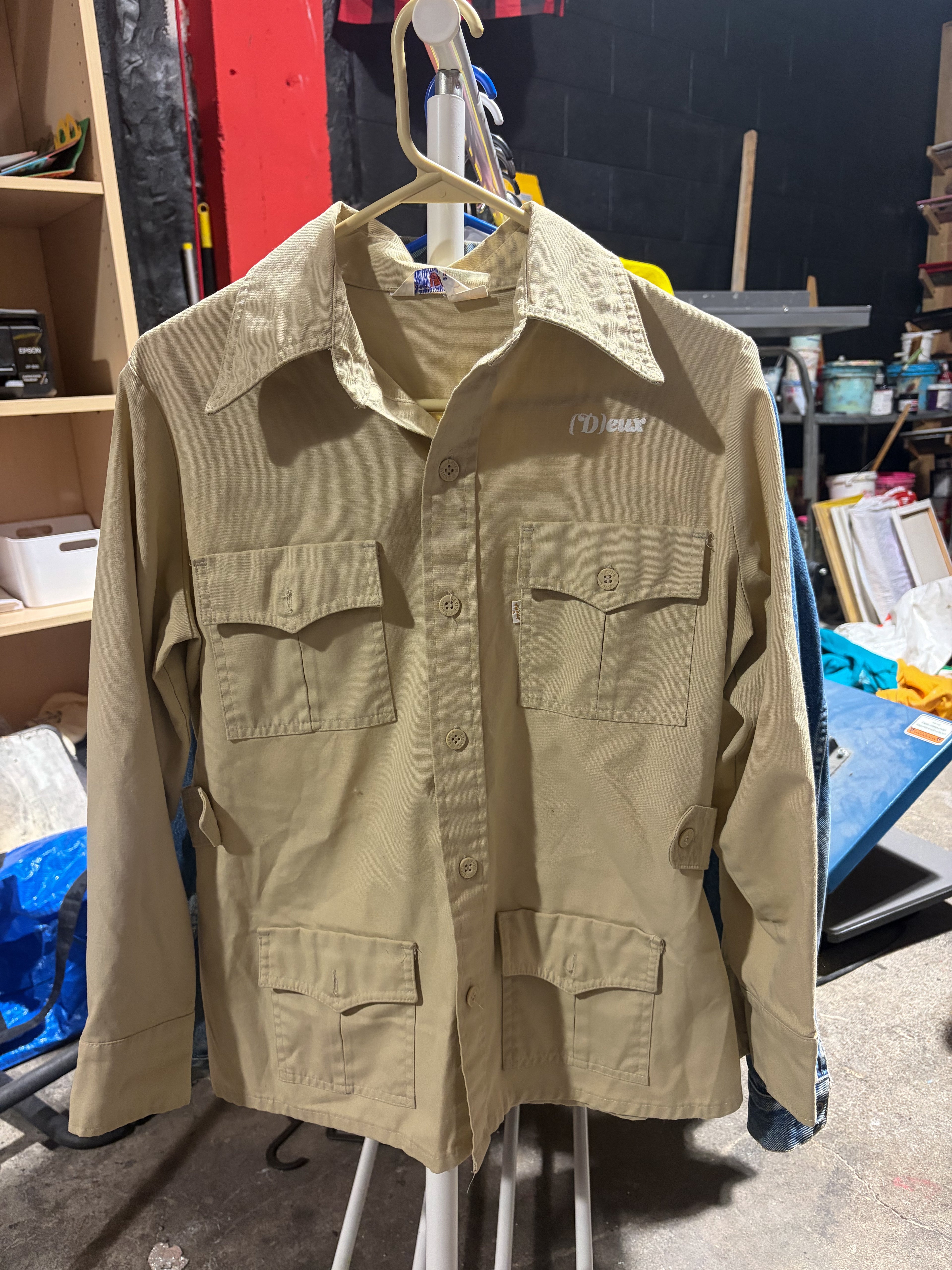 70s War Flannel Print