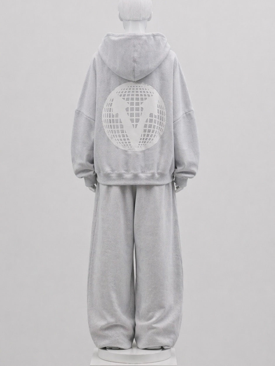 Grey Views Collab Cotton Hoodie