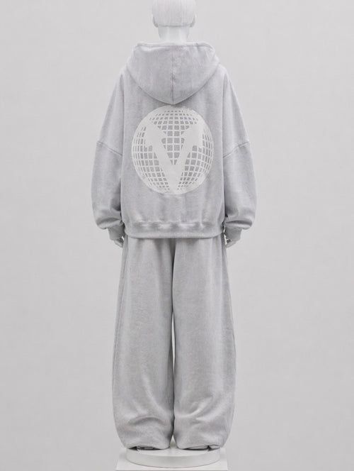 Grey Views Collab Cotton Hoodie