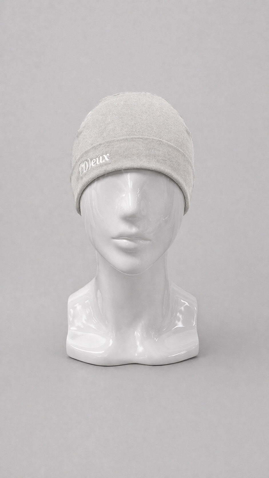 Light Grey Skull Cap Beanie