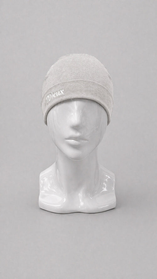 Light Grey Skull Cap Beanie
