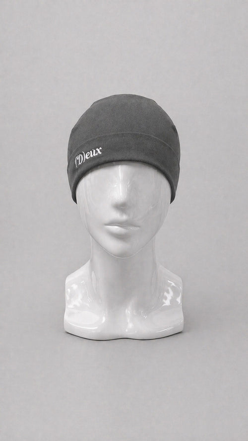 Dark Grey Skull Cap Beanie